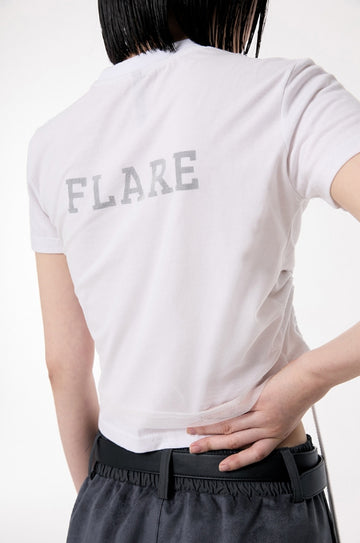Chiffon Shirring T-Shirts
